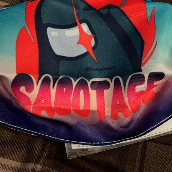 6/$20 New adult Among Us face mask - Picture 2 of 4